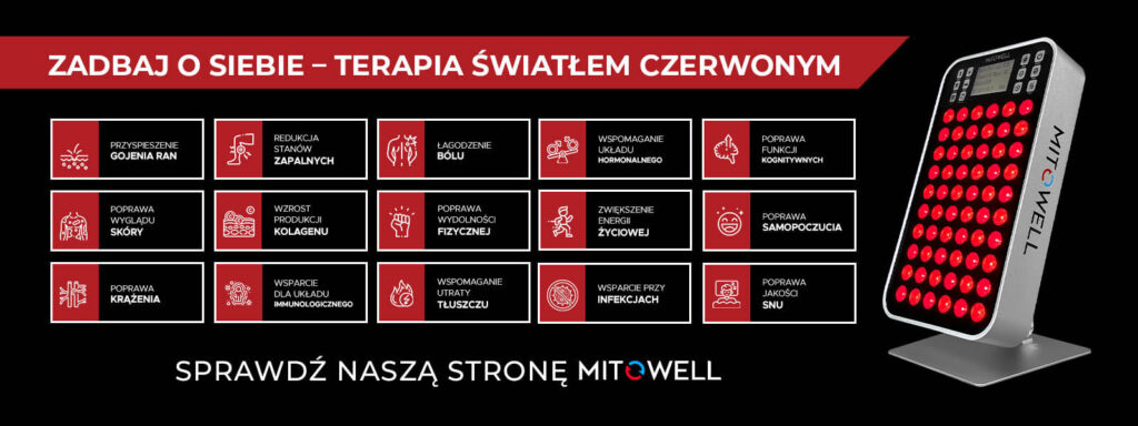 Terapia światłem czerwonym 