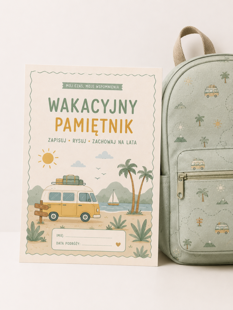 Wakacyjny pamiętnik – kreatywny zestaw dla dzieci